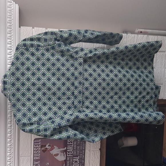 Women's Banana Republic Petite Retro 60's Printed Trench Coat Size XS - Picture 10 of 16